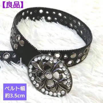 십자가 버클 블랙 스터드 비쥬 남성용 여성용 Y2K