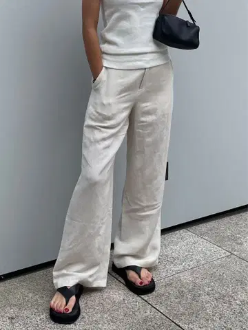 DEUX MI 듀미 린넨 팬츠