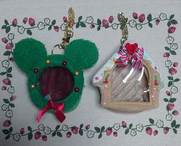 디즈니씨 크리스마스 2024 봉제 인형 파우치