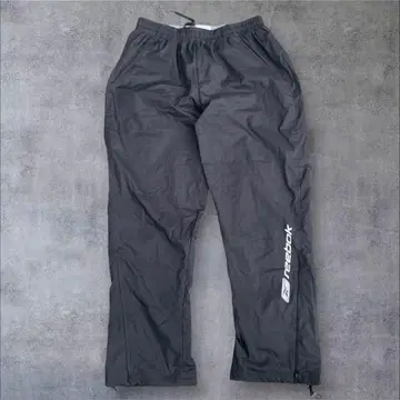00s Reebok 나일론 와이드 팬츠 드로 코드 Y2K