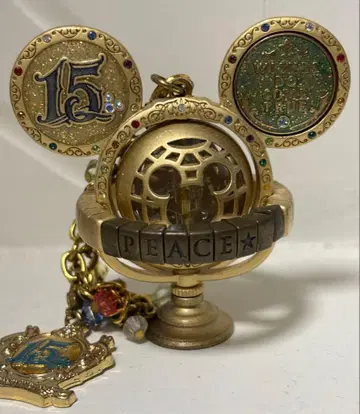 도쿄디즈니씨 15주년 기념 위시 오너먼트 미키 골드