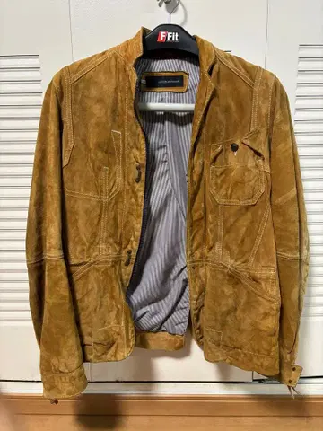 DSQUARED2 스웨이드 가죽 자켓