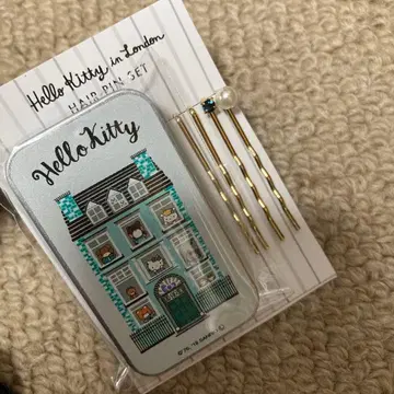 헬로키티 런던 헤어핀 세트