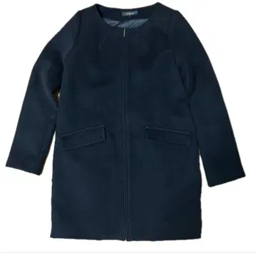 rienda 노카라 코트 블랙 S 사이즈