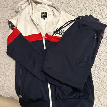 저리 세트 M 화이트/네이비/레드