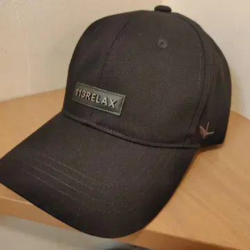 113RELAX 블랙 코튼 캡 L 사이즈