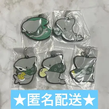 외출 아기상어 캡슐 러버 마스코트 전 5종