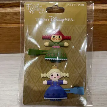 도쿄디즈니씨 겨울왕국 헤어 클립 2세트