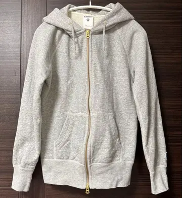 오르치발 W 지퍼 그레이 후드티