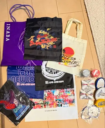 B'z 토트백과 굿즈 세트
