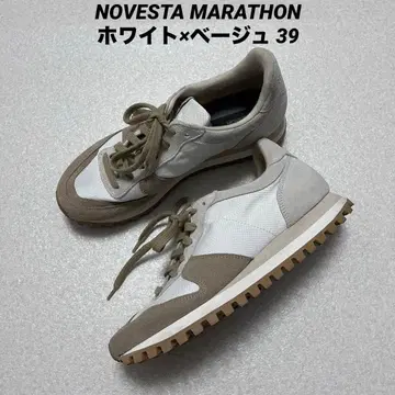 NOVESTA MARATHON 화이트 x 베이지 39