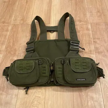 리틀 프레젠츠 스트랩 베스트 TC V-27 올리브