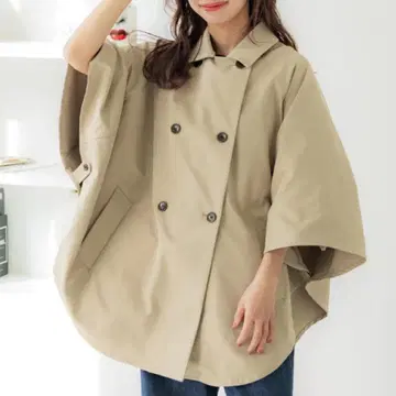 택 포함 미사용 새상품 코카 coca 판초 트렌치코트 M