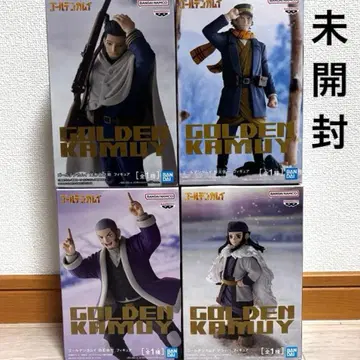 골든 카무이 피규어 4체 세트 아시리파 스기모토 사이치 오가타 햐쿠노스케