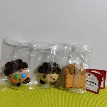 메일리 파라 마스코트 볼체인 가챠 3개 세트 곰