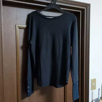 밀라노카 리브 니트 롱 T