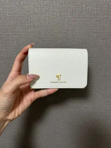 사만다 타바사 명함지갑 화이트