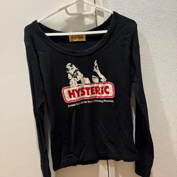 HYSTERIC 긴팔 T셔츠 블랙