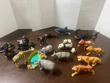 동물 피규어 세트 16개 워터파크 포함