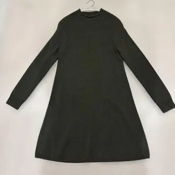 Theory 다크 그린 니트 원피스 S