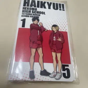 하이큐!! 코스터 키링 네코마 고교ver.