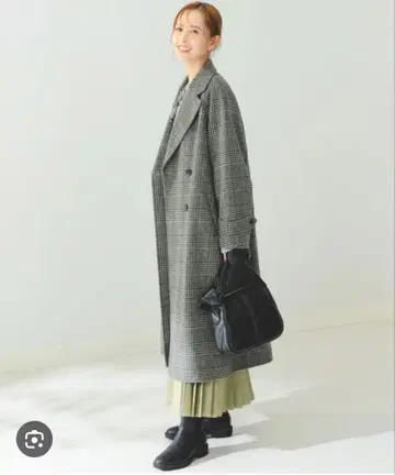 B:MING by BEAMS / 오버 체크 코트