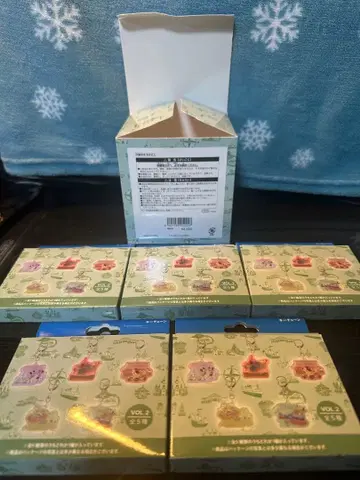 도쿄 디즈니 리조트 지역 모티브 키체인 5종 세트 VOL.2 (전 종류)