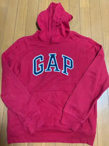 GAP 로고 후드티 빨간색 M 사이즈 후드 후드티 Y2K 여성용 남성용