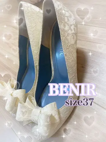 BENIR 레이스 펌프스 37 결혼식 촬영