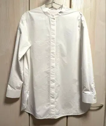 띠어리 럭스 블라우스 셔츠 화이트