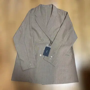 카츠라노 베이지 더블 브레스트 테일러드 자켓