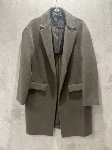 유니클로 UNIQLO 카키 체스터 코트