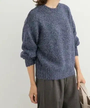 어반 리서치 도어스 라메 MIX 니트 여성용 M 블루