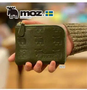 MOZ IRREGULAR 카키 접이식 지갑