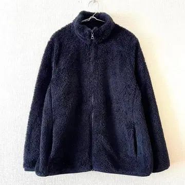 [유니클로] 보아 자켓 소매 파이핑 풀 집업 빅 사이즈 XL