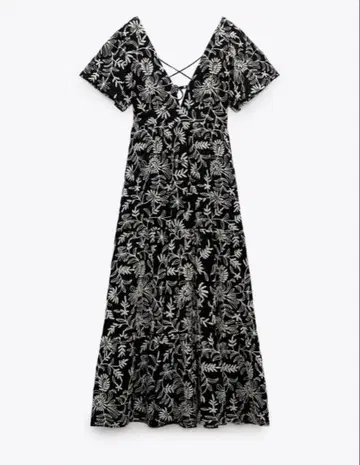 ZARA 자수 원피스 S(7~9호)