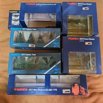 토믹스 철도 모형 디오라마 세트 주택 외 7점 세트
