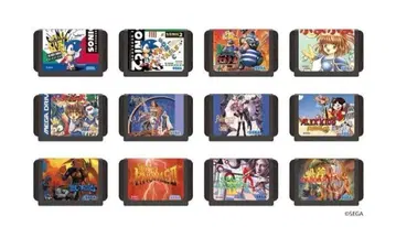 메가 드라이브 카트리지형 핀 배지 새상품 전 종류 세트 핀즈 익명 배송