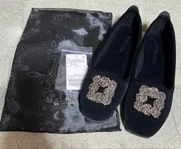 IENA 마스/VELVET 슈즈 블랙 사이즈 39