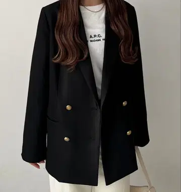 callautia 골드 버튼 테일러드 자켓