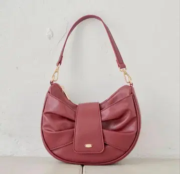 Chico 리본 모티브 서클 백 레드