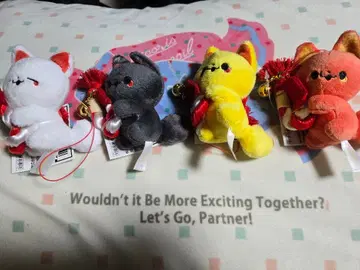 신님 여우와 샐러리맨 봉제 인형 마스코트 오마이리 4종