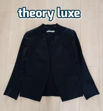 새상품급 띠어리 럭스 EXECUTIVE 노카라 자켓 36