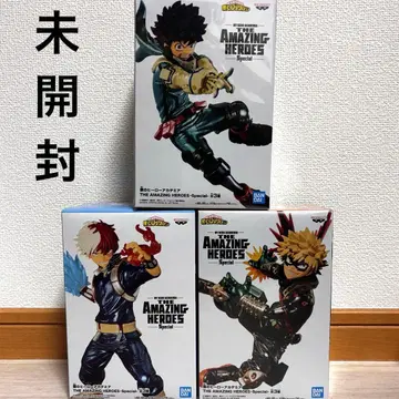 히로아카 피규어 3체 세트 바쿠고 카츠키 미도리야 이즈쿠 토도로키 쇼토