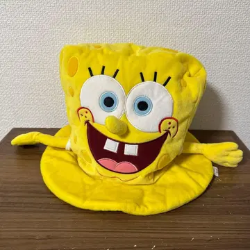 [ 레어 ] 스펀지밥 봉제 인형 모자 햇