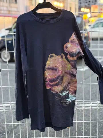 20471120 곰돌이 프린트 롱 슬리브