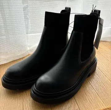 리브 니트 삭스 부츠 09 BLACK