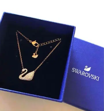 스와로브스키 새상품 스완 목걸이 Swarovski Swan