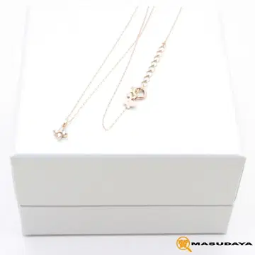 사만사 실바 플라워 목걸이 K10 PG/D 0.05ct [새상품급]