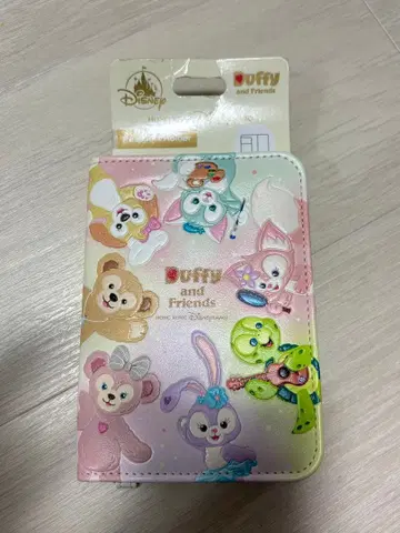 홍콩 디즈니랜드 더피 & 프렌즈 여권 홀더 미사용 새상품